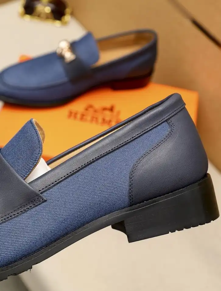 hype Hermes Leather Shoes