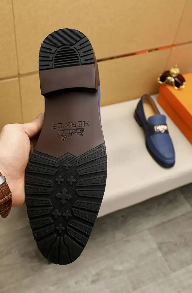 hype Hermes Leather Shoes