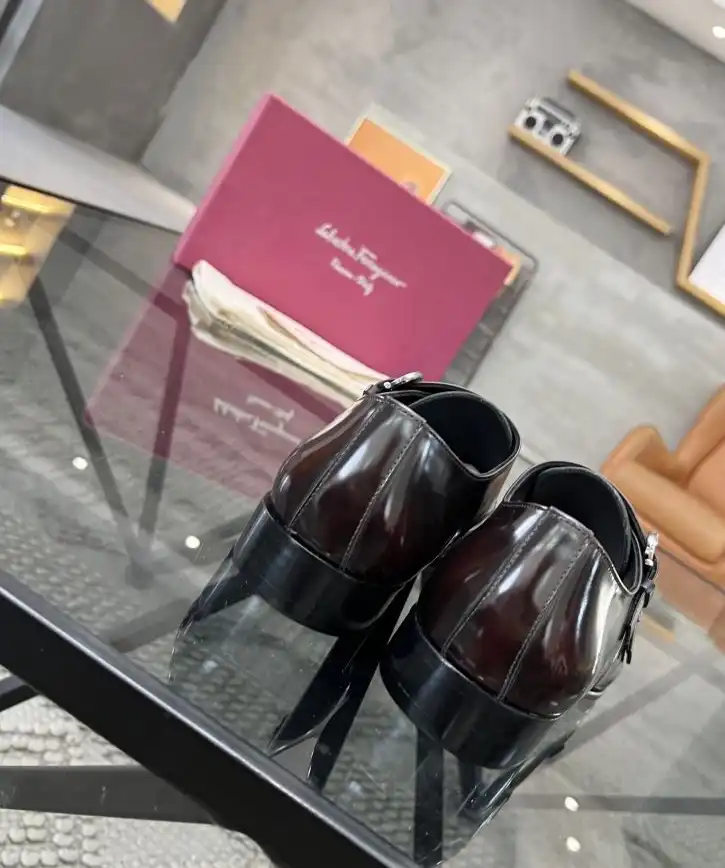 hype Ferragamo Leather Shoes