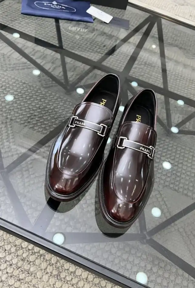 hype Prada Leather Shoes