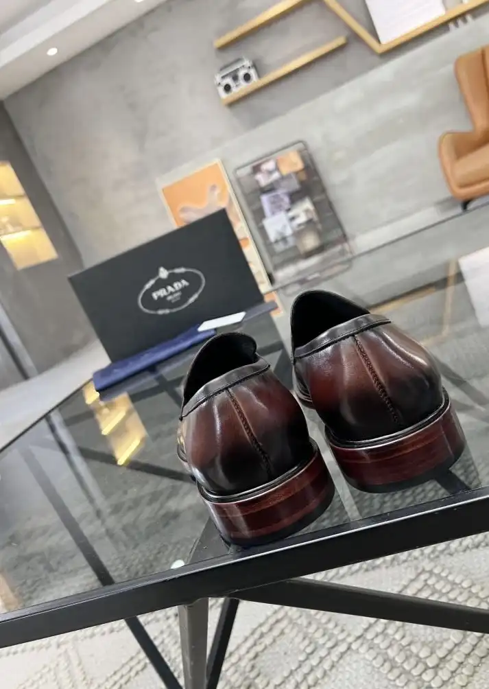 hype Prada Leather Shoes