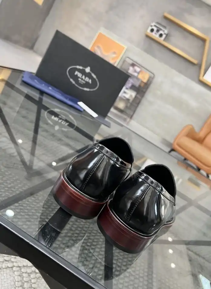 hype Prada Leather Shoes