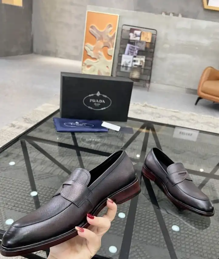 hype Prada Leather Shoes