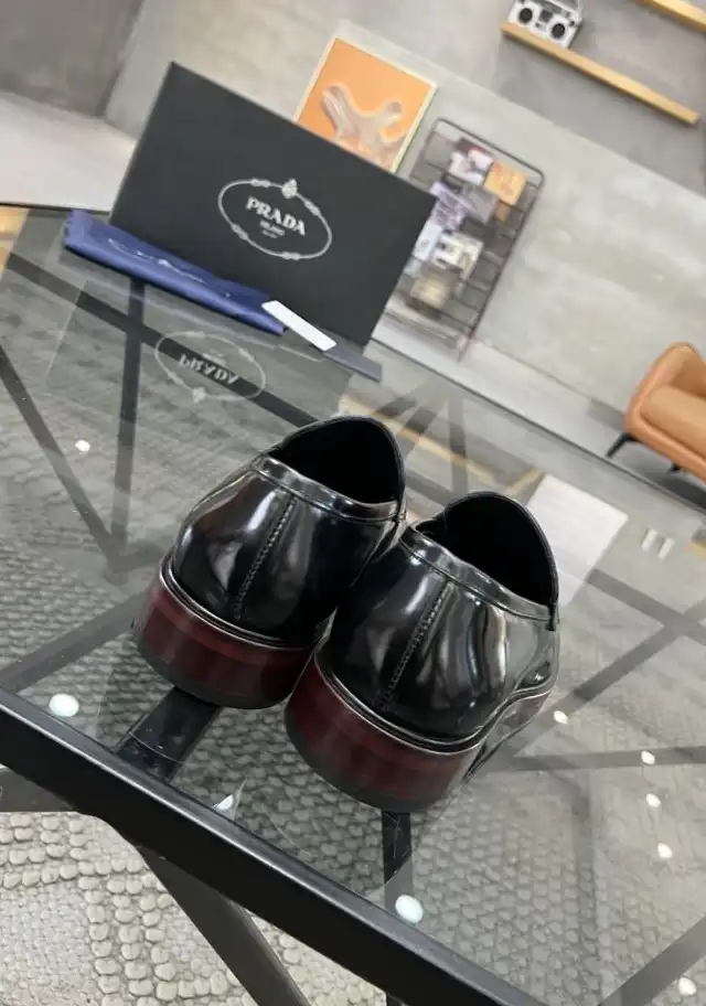 hype Prada Leather Shoes