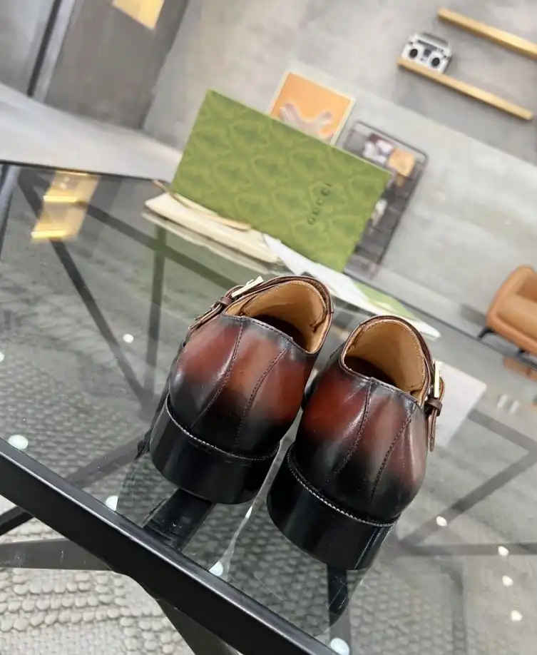 hype Gucci Leather Shoes