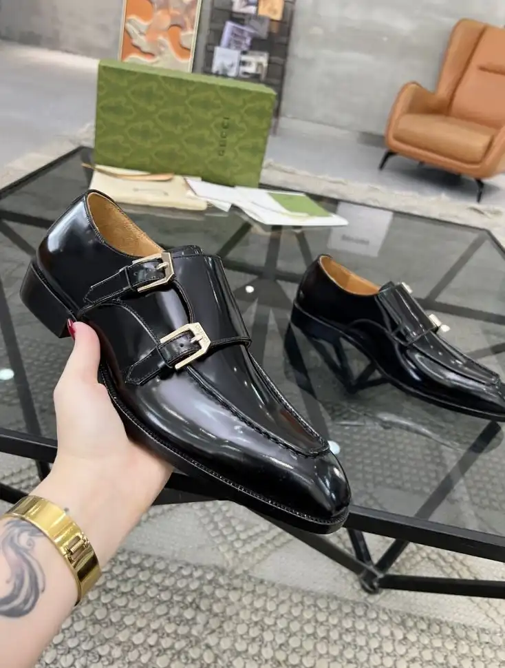 hype Gucci Leather Shoes