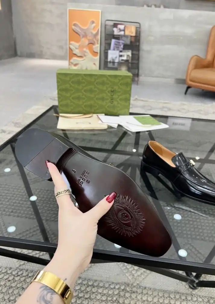 hype Gucci Leather Shoes