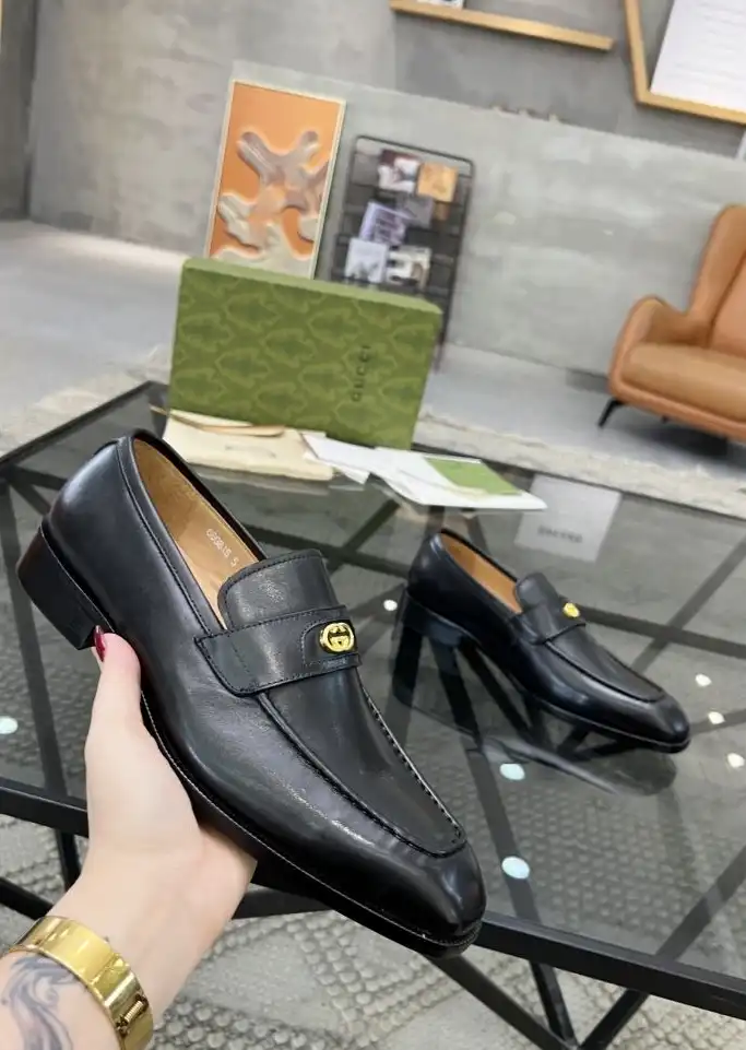 hype Gucci Leather Shoes