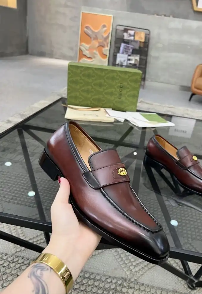 hype Gucci Leather Shoes