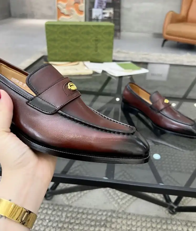 hype Gucci Leather Shoes