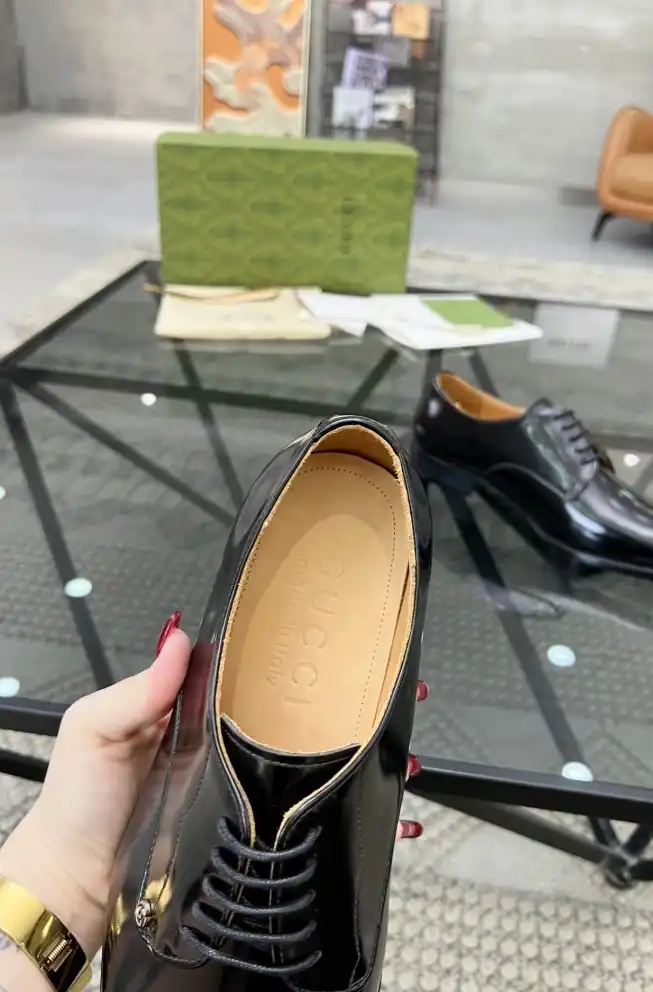 hype Gucci Leather Shoes