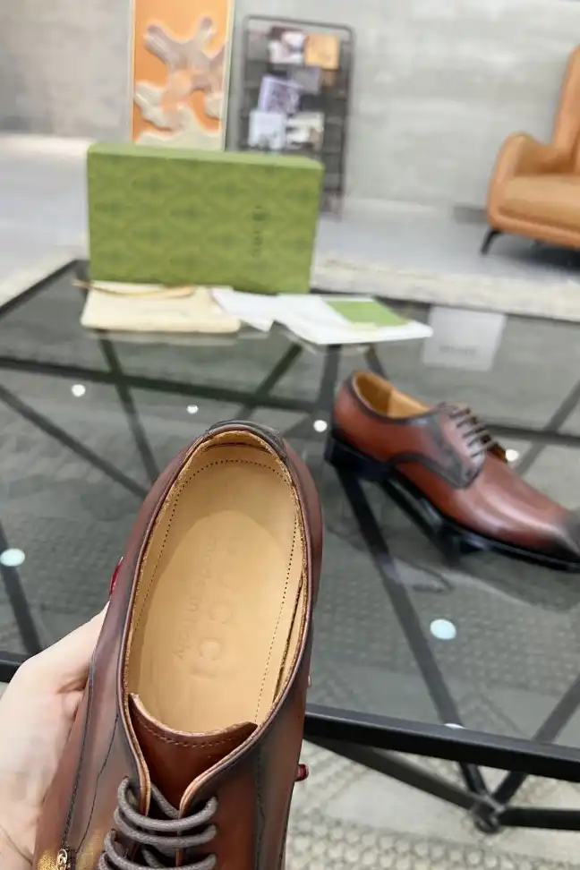 hype Gucci Leather Shoes