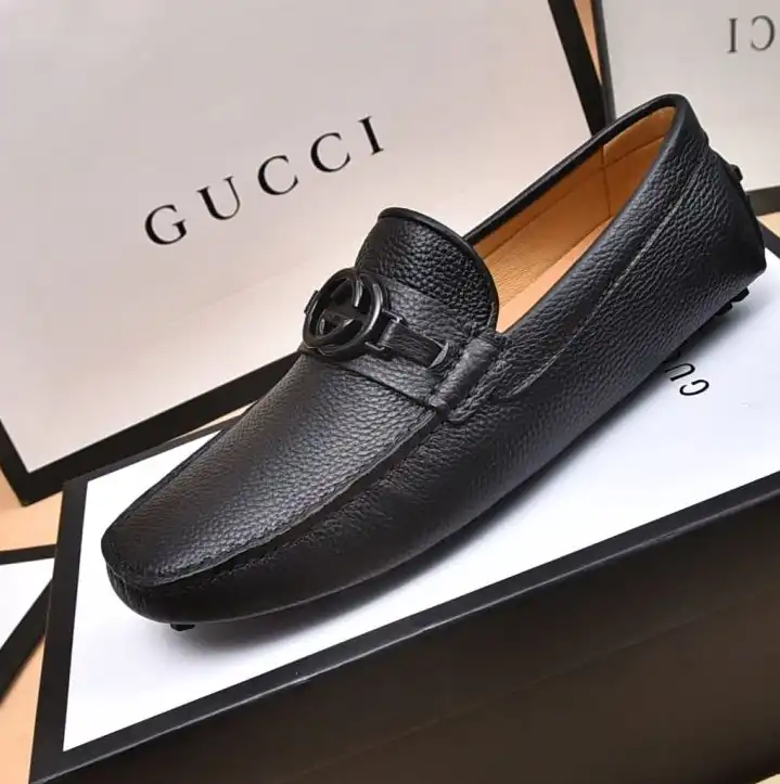 hype Gucci Leather Shoes