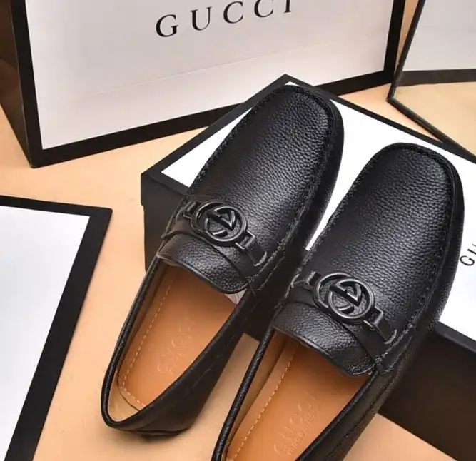 hype Gucci Leather Shoes