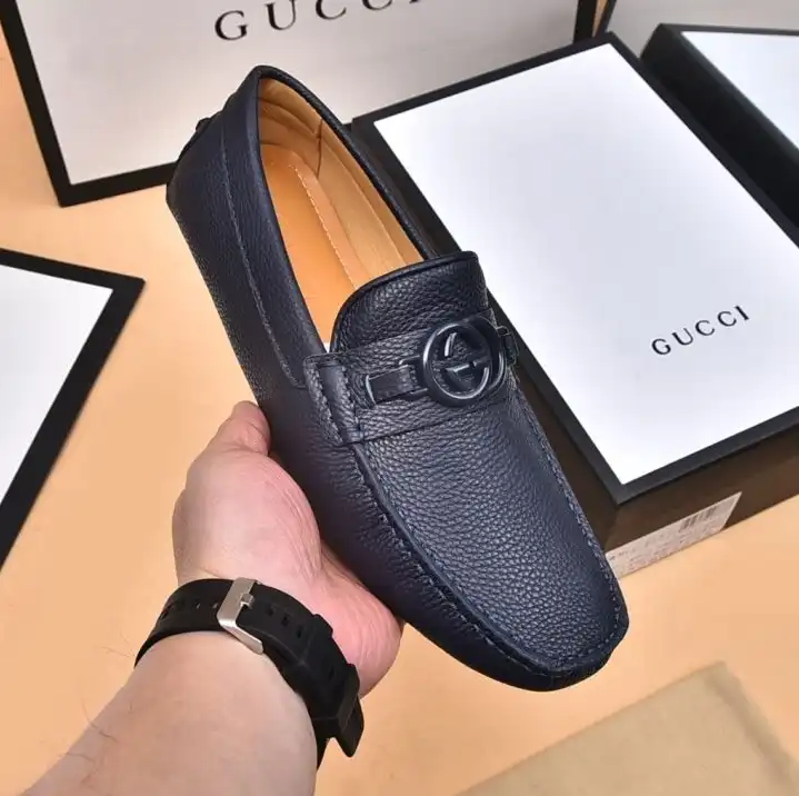 hype Gucci Leather Shoes