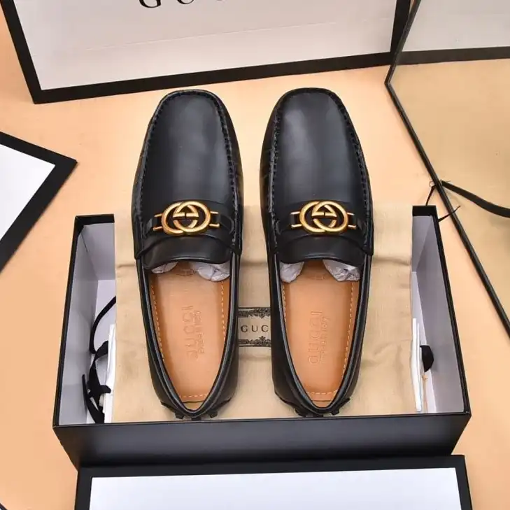 hype Gucci Leather Shoes