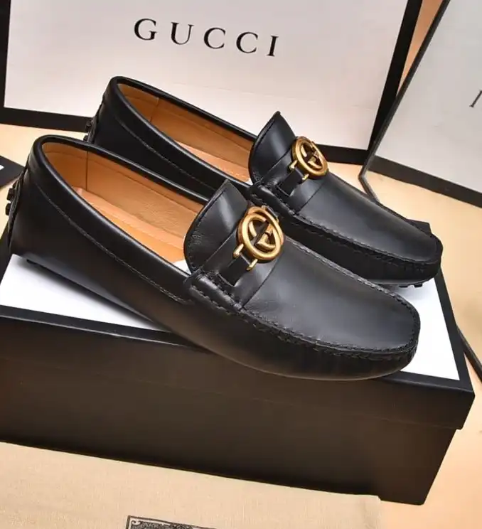 hype Gucci Leather Shoes