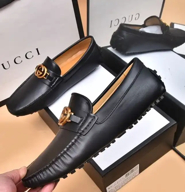 hype Gucci Leather Shoes