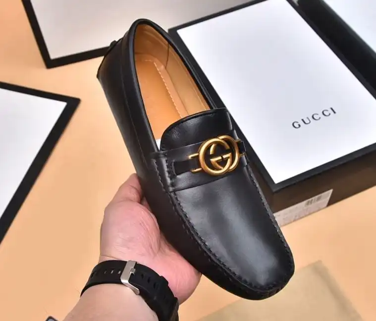 hype Gucci Leather Shoes