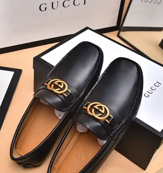 hype Gucci Leather Shoes