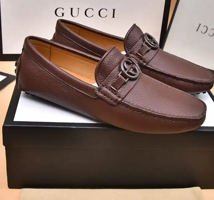 hype Gucci Leather Shoes