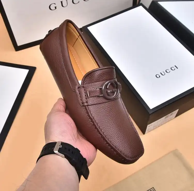 hype Gucci Leather Shoes