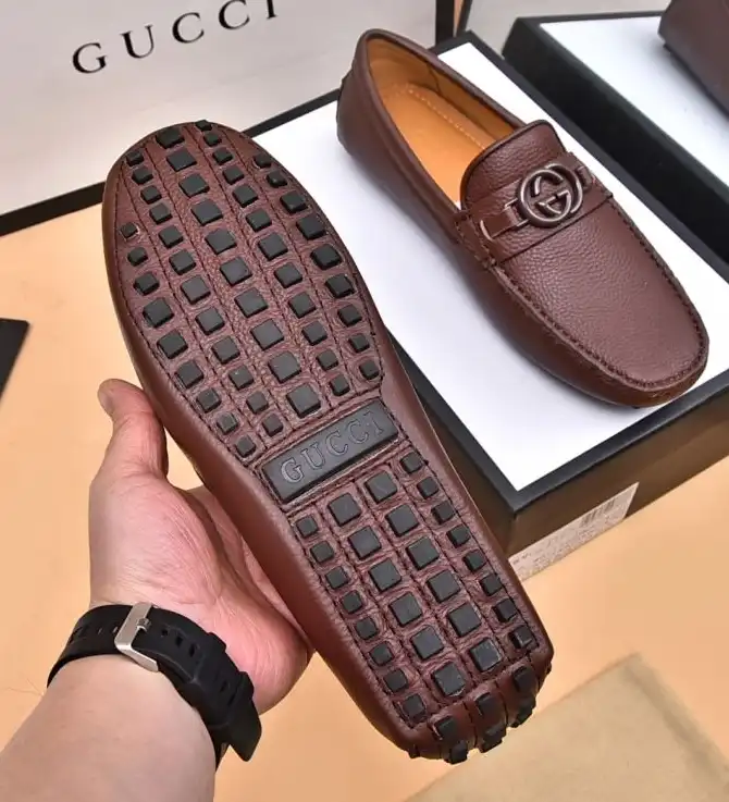 hype Gucci Leather Shoes