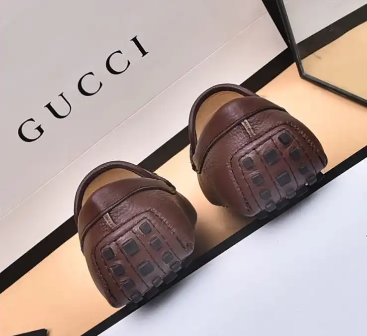 hype Gucci Leather Shoes