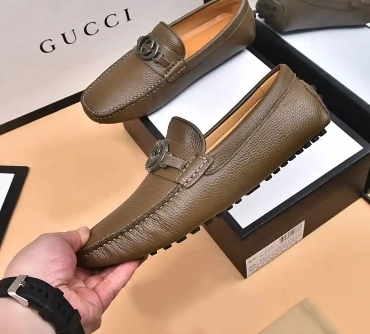 hype Gucci Leather Shoes