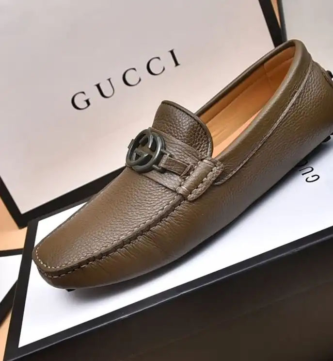 hype Gucci Leather Shoes