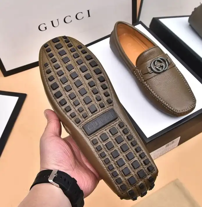 hype Gucci Leather Shoes