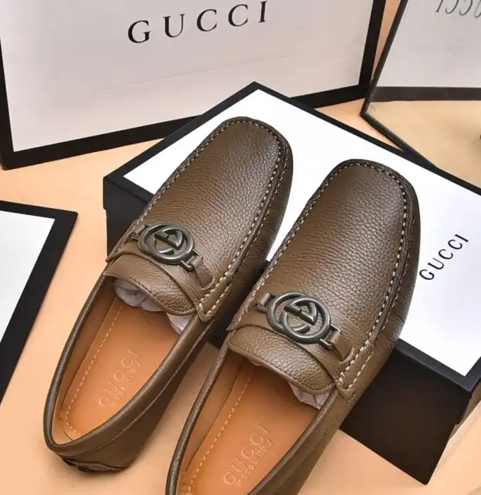 hype Gucci Leather Shoes