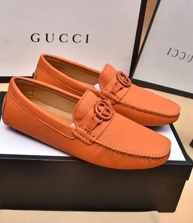 hype Gucci Leather Shoes