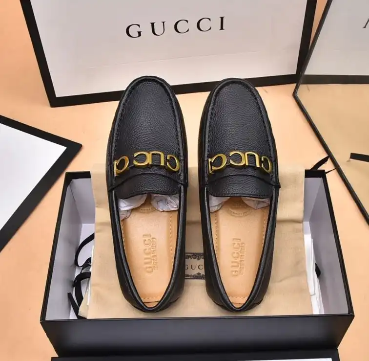 hype Gucci Leather Shoes