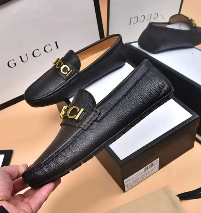 hype Gucci Leather Shoes