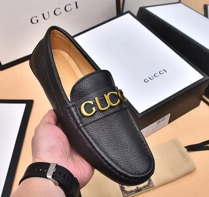 hype Gucci Leather Shoes