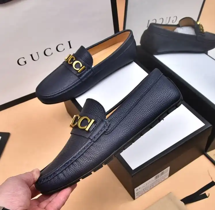 hype Gucci Leather Shoes