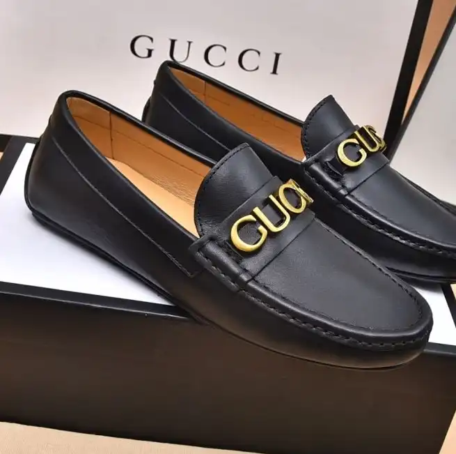 hype Gucci Leather Shoes