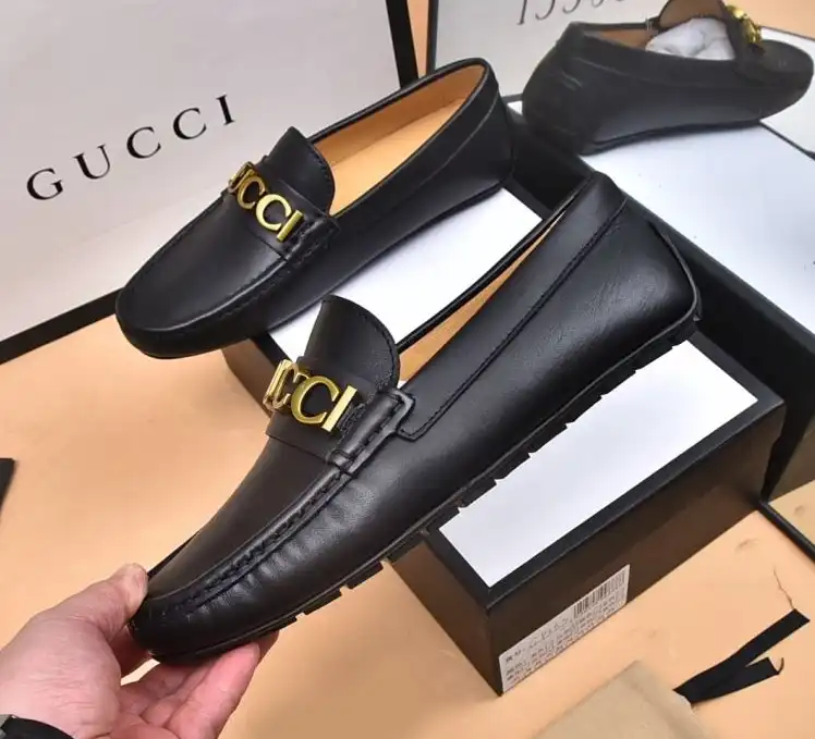 hype Gucci Leather Shoes