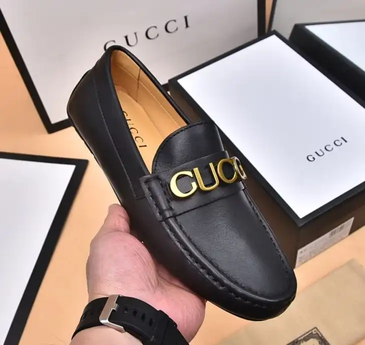 hype Gucci Leather Shoes