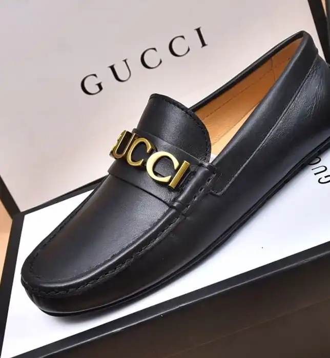 hype Gucci Leather Shoes