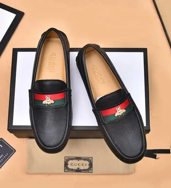 hype Gucci Leather Shoes