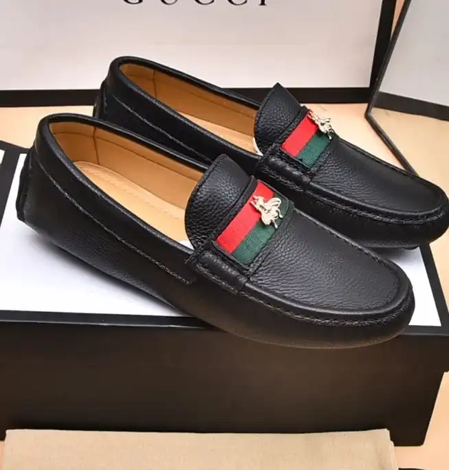 hype Gucci Leather Shoes