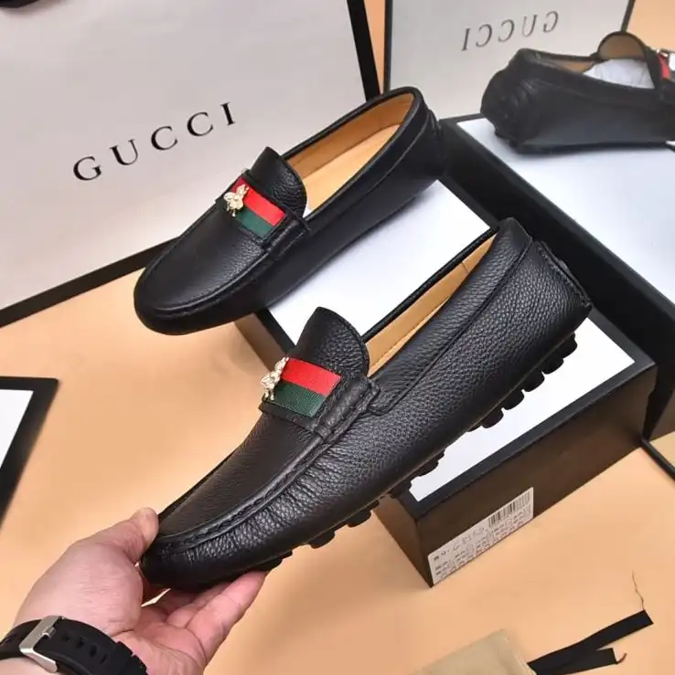 hype Gucci Leather Shoes