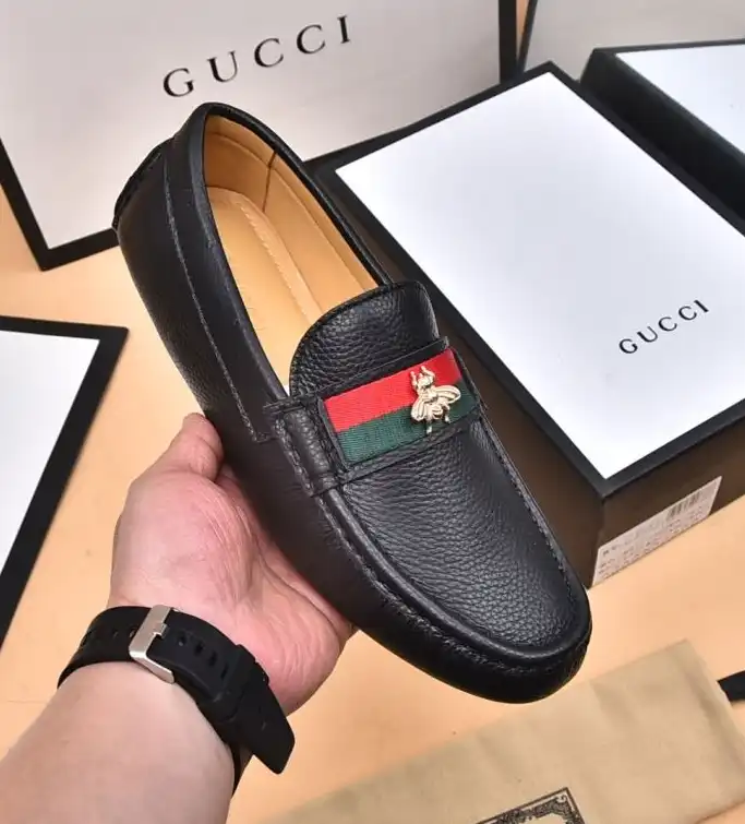 hype Gucci Leather Shoes