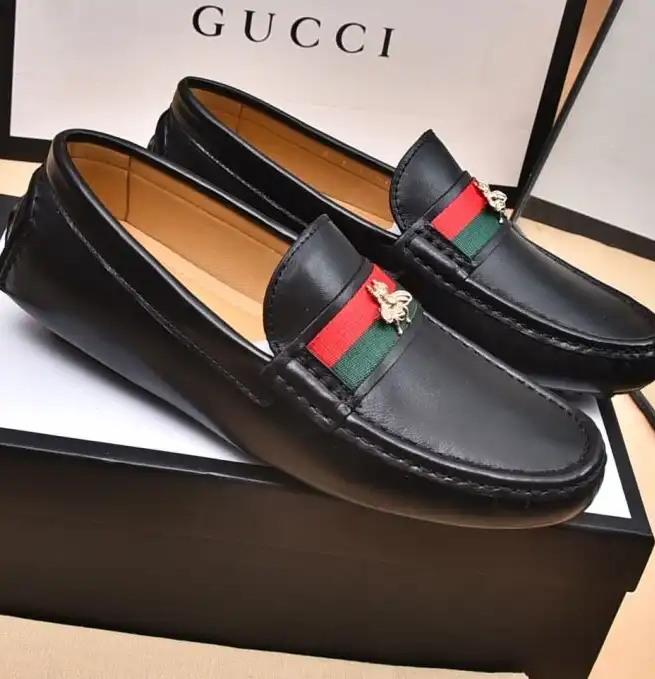 hype Gucci Leather Shoes