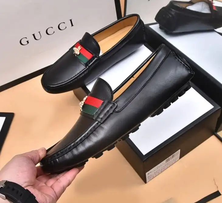 hype Gucci Leather Shoes