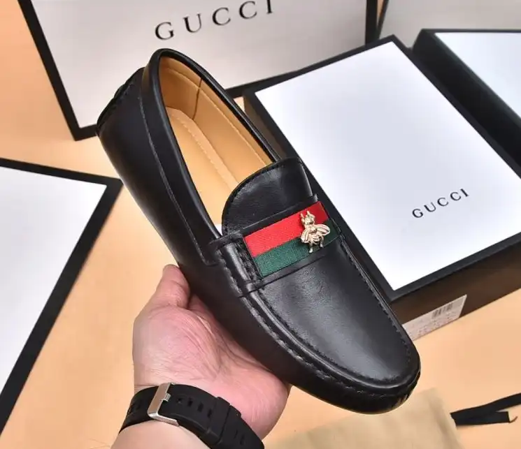 hype Gucci Leather Shoes