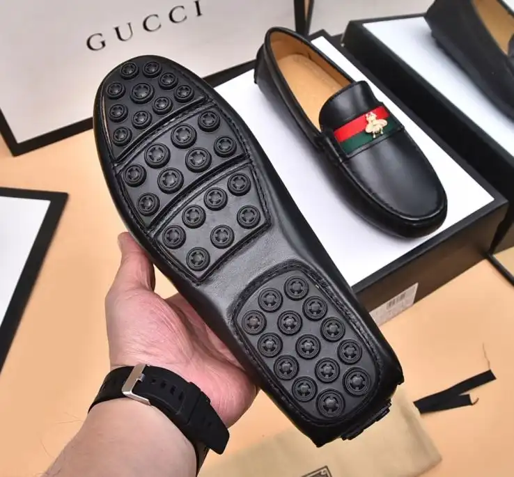 hype Gucci Leather Shoes