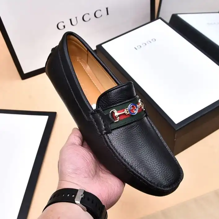 hype Gucci Leather Shoes